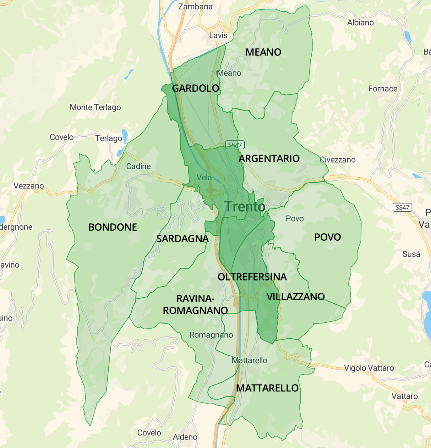 Trento Tree Map